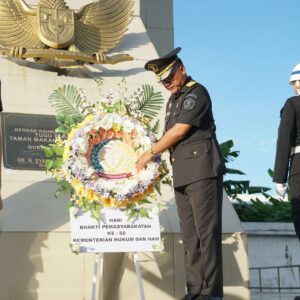 HBP Ke-60: Rutan Makassar Gelar Tabur Bunga, Kenang Jasa Para Pahlawan.