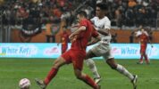 Pertandingan Antara Persija VS Persis Solo di Jakarta International Stadium (JIS)