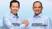 Calon Wali Kota Palopo Trisal Tahir dan Wakil Wali Kota Palopo Akhmad Syarifuddin